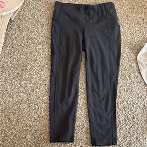 Athleta Charcoal cropped Leggings XS